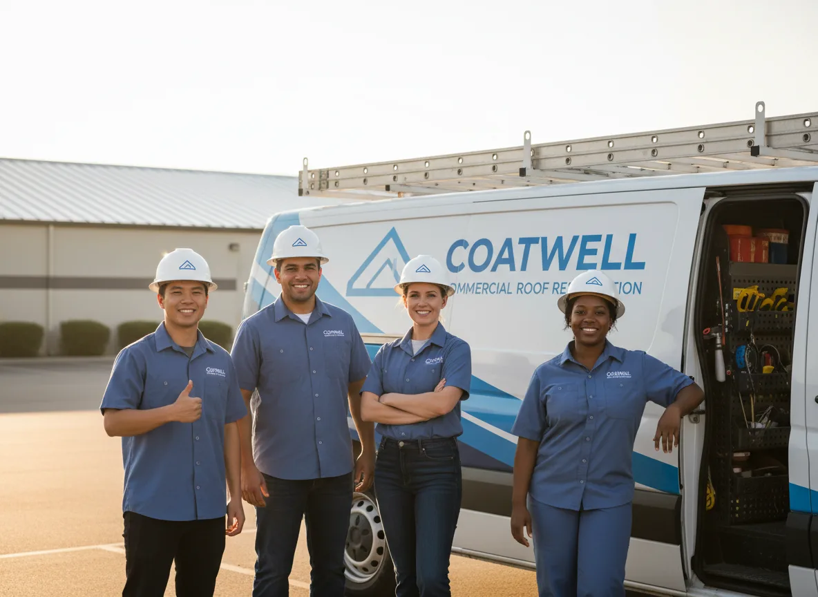 Commercial roof coating company in Cedar Point, KS